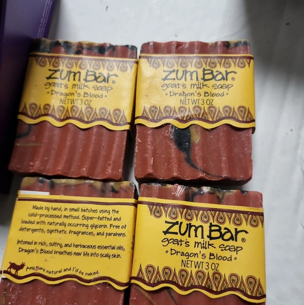 4 Zum bar Dragons Blood goats milk bar indigo wild